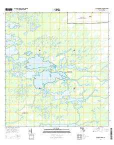 Big Lostmans Bay Florida Current topographic map, 1:24000 scale, 7.5 X 7.5 Minute, Year 2015
