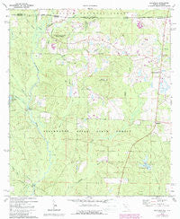 Blackman Florida Historical topographic map, 1:24000 scale, 7.5 X 7.5 Minute, Year 1973