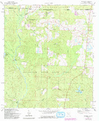 Blackman Florida Historical topographic map, 1:24000 scale, 7.5 X 7.5 Minute, Year 1973
