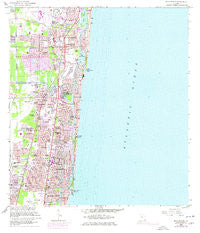 Boca Raton Florida Historical topographic map, 1:24000 scale, 7.5 X 7.5 Minute, Year 1962