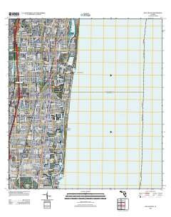 Boca Raton Florida Historical topographic map, 1:24000 scale, 7.5 X 7.5 Minute, Year 2012