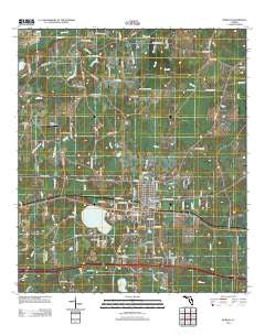 Bonifay Florida Historical topographic map, 1:24000 scale, 7.5 X 7.5 Minute, Year 2012