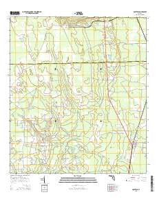 Bostwick Florida Current topographic map, 1:24000 scale, 7.5 X 7.5 Minute, Year 2015