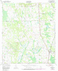 Bostwick Florida Historical topographic map, 1:24000 scale, 7.5 X 7.5 Minute, Year 1949