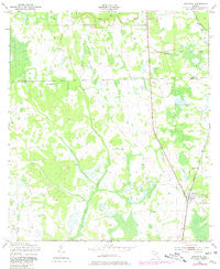 Bostwick Florida Historical topographic map, 1:24000 scale, 7.5 X 7.5 Minute, Year 1949