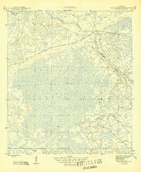 Bradwell Bay Florida Historical topographic map, 1:31680 scale, 7.5 X 7.5 Minute, Year 1945
