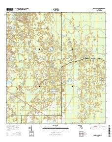 Branchborough Florida Current topographic map, 1:24000 scale, 7.5 X 7.5 Minute, Year 2015