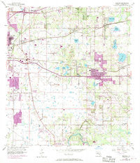Brandon Florida Historical topographic map, 1:24000 scale, 7.5 X 7.5 Minute, Year 1956