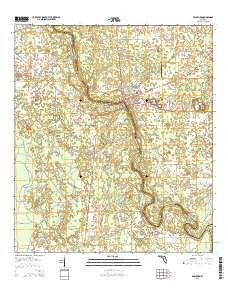 Branford Florida Current topographic map, 1:24000 scale, 7.5 X 7.5 Minute, Year 2015