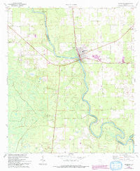 Branford Florida Historical topographic map, 1:24000 scale, 7.5 X 7.5 Minute, Year 1968