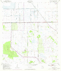 Brighton NW Florida Historical topographic map, 1:24000 scale, 7.5 X 7.5 Minute, Year 1953