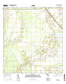 Brighton SW Florida Current topographic map, 1:24000 scale, 7.5 X 7.5 Minute, Year 2015