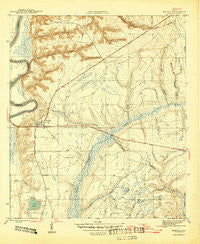 Bristol Florida Historical topographic map, 1:31680 scale, 7.5 X 7.5 Minute, Year 1945