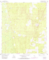 Bronson SE Florida Historical topographic map, 1:24000 scale, 7.5 X 7.5 Minute, Year 1955