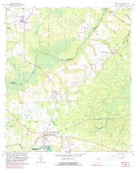 Brooker Florida Historical topographic map, 1:24000 scale, 7.5 X 7.5 Minute, Year 1966