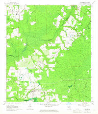 Brooker Florida Historical topographic map, 1:24000 scale, 7.5 X 7.5 Minute, Year 1966