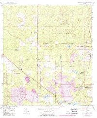 Brooksville NW Florida Historical topographic map, 1:24000 scale, 7.5 X 7.5 Minute, Year 1954