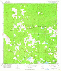 Brooksville NW Florida Historical topographic map, 1:24000 scale, 7.5 X 7.5 Minute, Year 1954