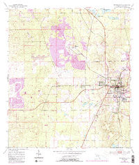 Brooksville Florida Historical topographic map, 1:24000 scale, 7.5 X 7.5 Minute, Year 1954
