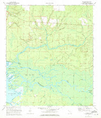 Bunker Florida Historical topographic map, 1:24000 scale, 7.5 X 7.5 Minute, Year 1970