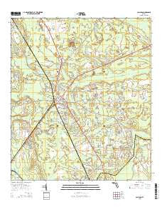 Callahan Florida Current topographic map, 1:24000 scale, 7.5 X 7.5 Minute, Year 2015