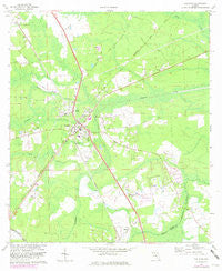 Callahan Florida Historical topographic map, 1:24000 scale, 7.5 X 7.5 Minute, Year 1970