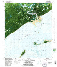 Carrabelle Florida Historical topographic map, 1:24000 scale, 7.5 X 7.5 Minute, Year 1981