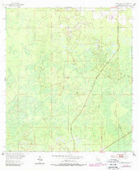 Chiefland SW Florida Historical topographic map, 1:24000 scale, 7.5 X 7.5 Minute, Year 1954