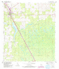 Chiefland Florida Historical topographic map, 1:24000 scale, 7.5 X 7.5 Minute, Year 1954