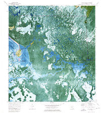 Chokoloskee Florida Historical topographic map, 1:24000 scale, 7.5 X 7.5 Minute, Year 1974