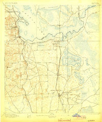 Citra Florida Historical topographic map, 1:62500 scale, 15 X 15 Minute, Year 1895
