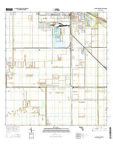 Clewiston South Florida Current topographic map, 1:24000 scale, 7.5 X 7.5 Minute, Year 2015