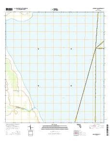 Cochrans Pass Florida Current topographic map, 1:24000 scale, 7.5 X 7.5 Minute, Year 2015