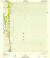 Cocoa Beach Florida Historical topographic map, 1:24000 scale, 7.5 X 7.5 Minute, Year 1951