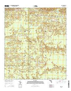 Cody Florida Current topographic map, 1:24000 scale, 7.5 X 7.5 Minute, Year 2015