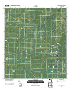 Cooks Hammock Florida Historical topographic map, 1:24000 scale, 7.5 X 7.5 Minute, Year 2012