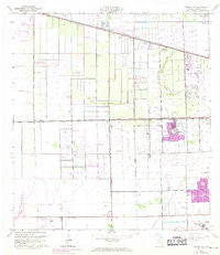 Cooper City Florida Historical topographic map, 1:24000 scale, 7.5 X 7.5 Minute, Year 1963