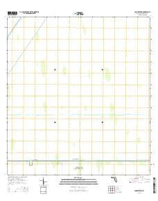 Coopertown Florida Current topographic map, 1:24000 scale, 7.5 X 7.5 Minute, Year 2015