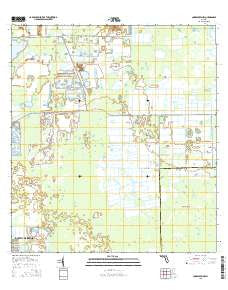 Corkscrew NW Florida Current topographic map, 1:24000 scale, 7.5 X 7.5 Minute, Year 2015