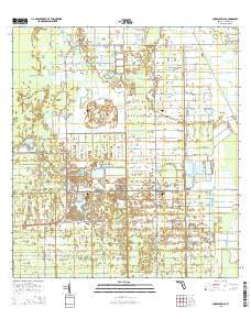 Corkscrew SE Florida Current topographic map, 1:24000 scale, 7.5 X 7.5 Minute, Year 2015