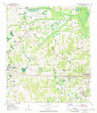 Cottondale East Florida Historical topographic map, 1:24000 scale, 7.5 X 7.5 Minute, Year 1952