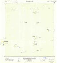 Cottrell Key Florida Historical topographic map, 1:24000 scale, 7.5 X 7.5 Minute, Year 1943