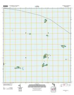 Cottrell Key Florida Historical topographic map, 1:24000 scale, 7.5 X 7.5 Minute, Year 2012