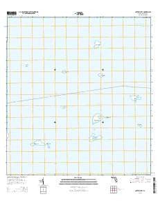 Cottrell Key Florida Current topographic map, 1:24000 scale, 7.5 X 7.5 Minute, Year 2015