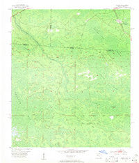 Council Georgia Historical topographic map, 1:24000 scale, 7.5 X 7.5 Minute, Year 1955