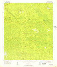 Council Georgia Historical topographic map, 1:24000 scale, 7.5 X 7.5 Minute, Year 1955