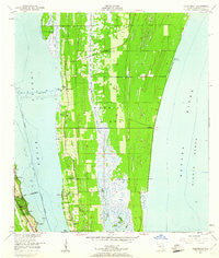 Courtenay Florida Historical topographic map, 1:24000 scale, 7.5 X 7.5 Minute, Year 1949