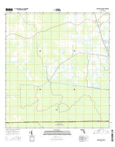 Cow Bone Island Florida Current topographic map, 1:24000 scale, 7.5 X 7.5 Minute, Year 2015