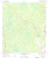 Crawfordville West Florida Historical topographic map, 1:24000 scale, 7.5 X 7.5 Minute, Year 1972
