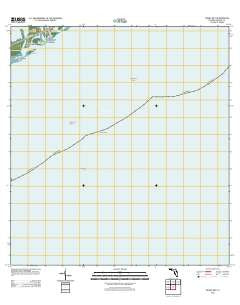 Crawl Key Florida Historical topographic map, 1:24000 scale, 7.5 X 7.5 Minute, Year 2012